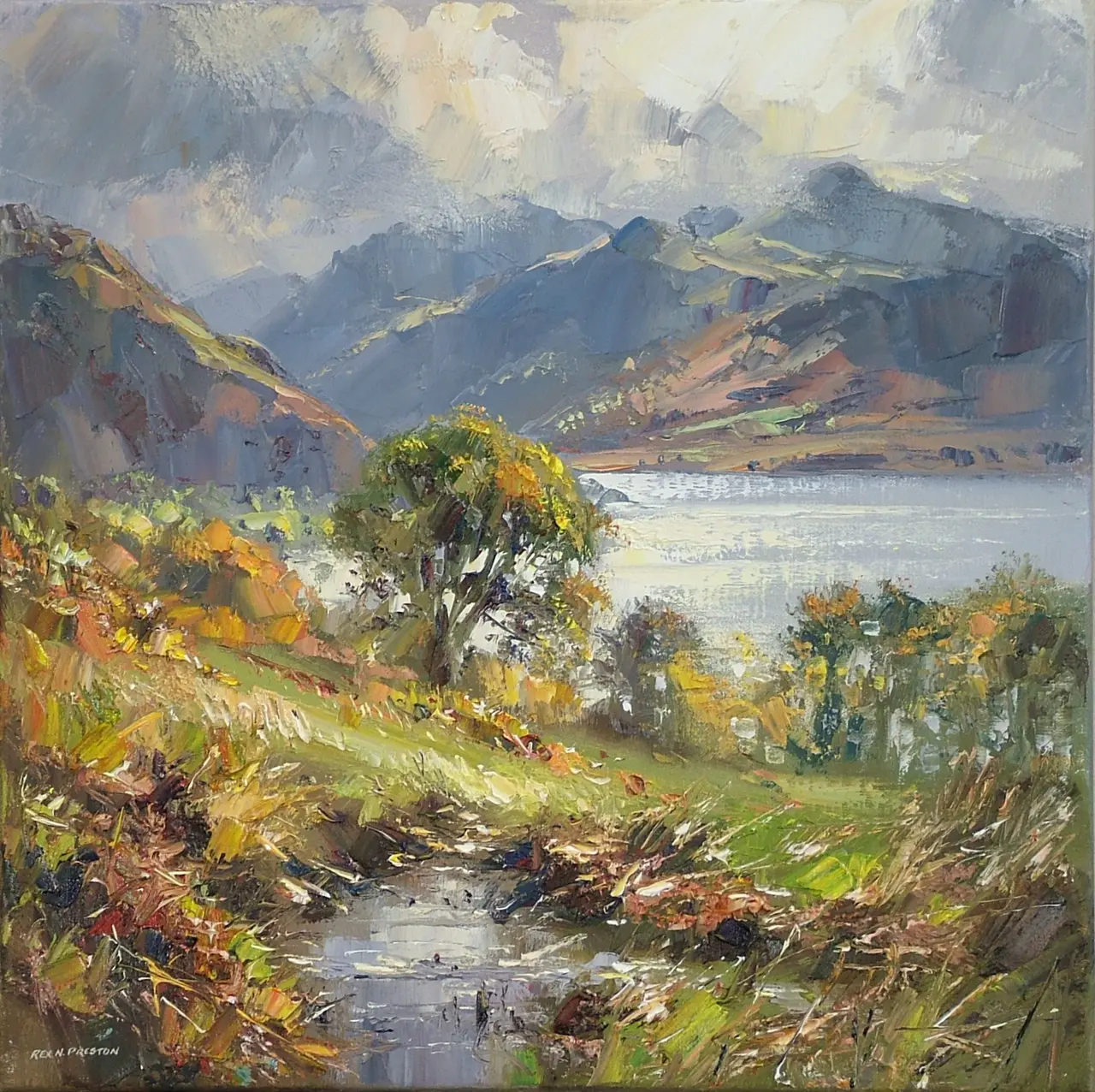 Rex Preston - october morning, crummock water